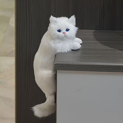 Realistic Plush Cat Figure