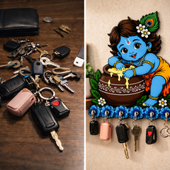 BalKrishna™ Makhan Blessings – Devotional Wall Organizer!