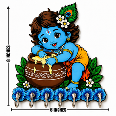 BalKrishna™ Makhan Blessings – Devotional Wall Organizer!