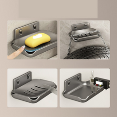 Wall-Mounted Drain Soap Dish