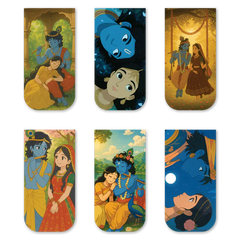 Radha Krishna Magnetic Bookmark