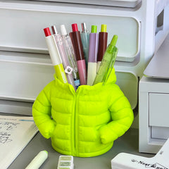 Puffer Jacket Pen Holder