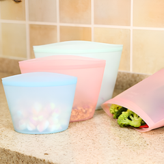 Silicone ZipLock Pouch(500 ML)