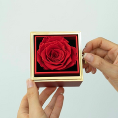 Engraved Necklace Rose Gift Box