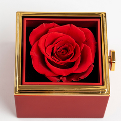 Engraved Necklace Rose Gift Box