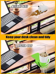 CupGrip Pro™ – Clip-On Desk Cup Holder
