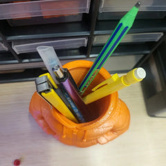 Puffer Jacket Pen Holder
