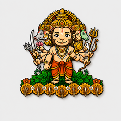Panch Mukhi Hanuman™ Blessings – Devotional Wall Organizer!