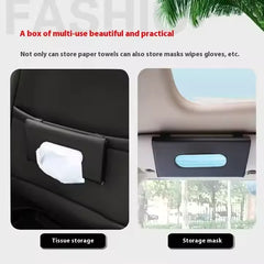 TissueNest™ - The Ultimate Leather Tissue Holder (Beige)